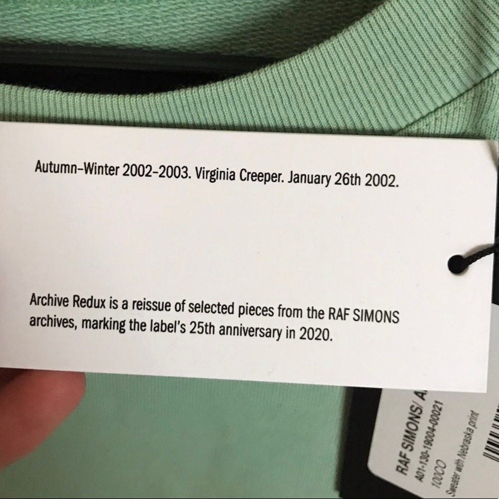 SEND OFFERS Raf Simons Redux Nebraska Sweatshirt - Picture 3 of 3